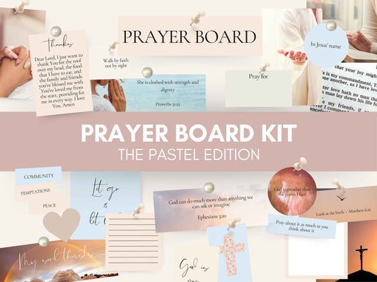 Prayer Board Kit - The Pastel Edition