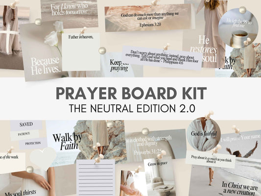 Prayer Board Kit - The Neutral Edition 2.0