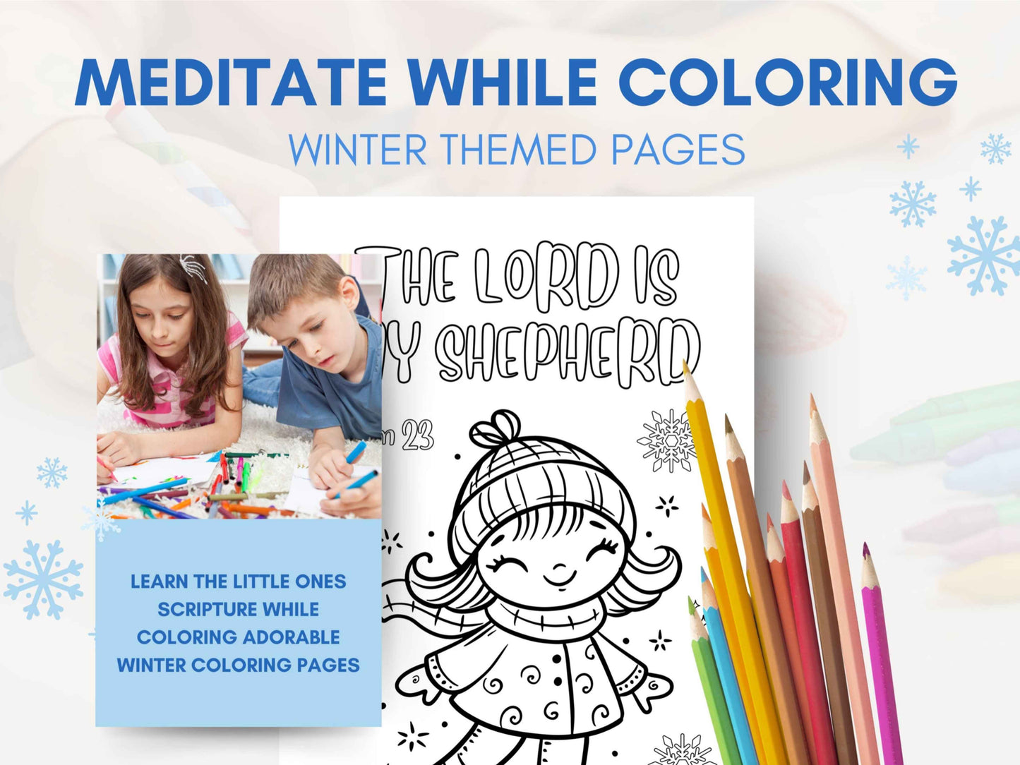 20 Winter Sunday School Bible Verse Coloring Pages