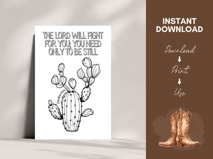 15 Western Bible Verse Coloring Pages