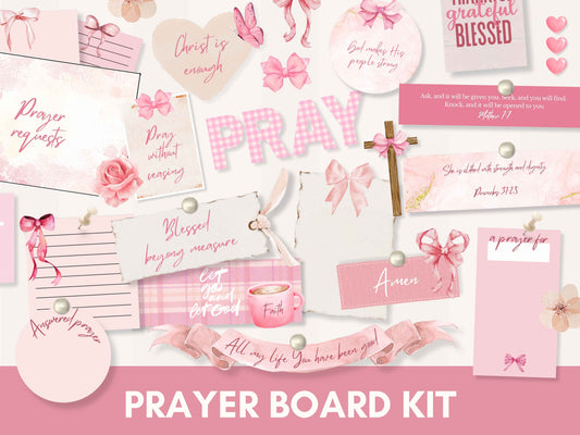 Prayer Board Kit - The Pink Edition 2.0