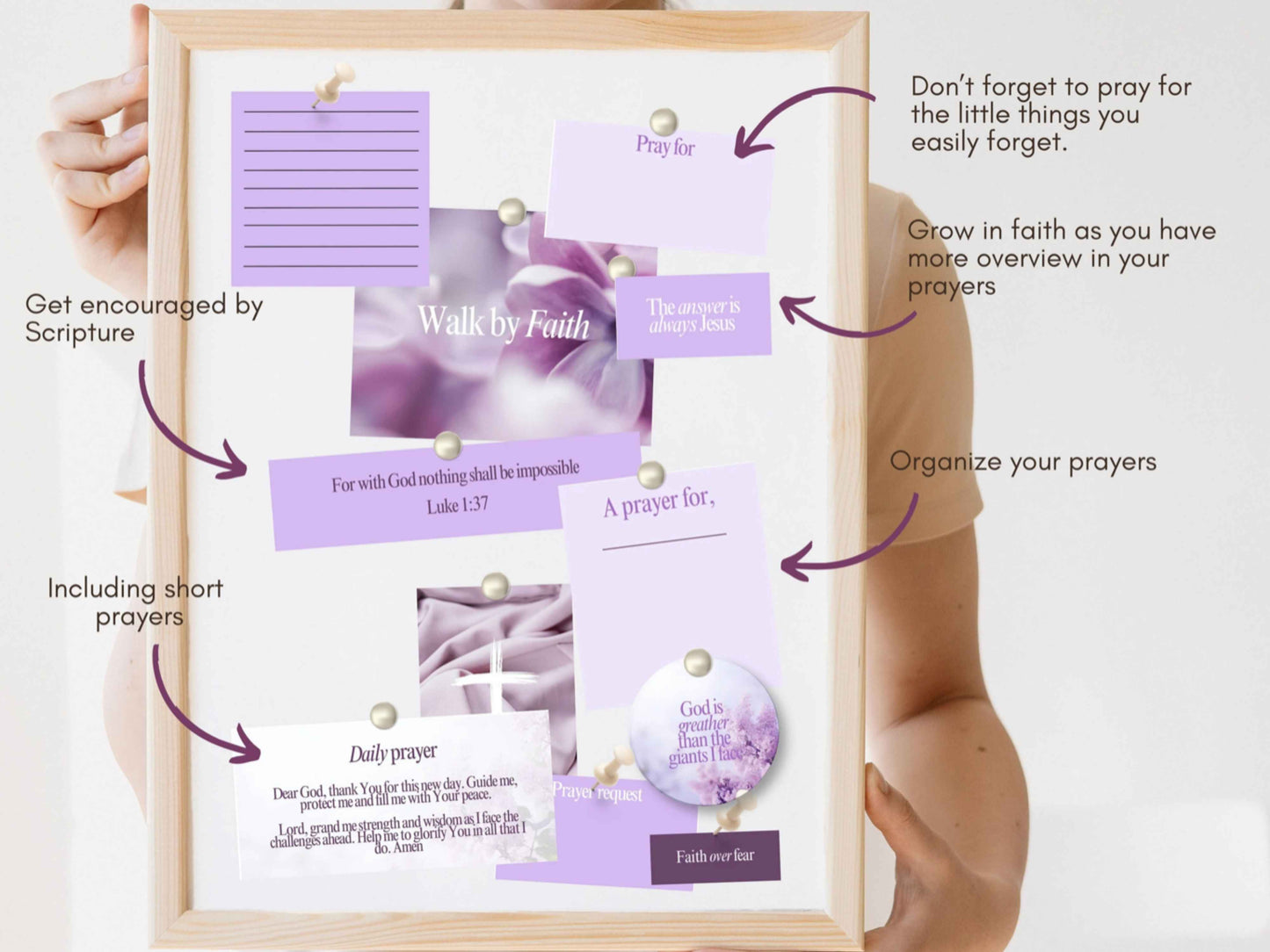 Lilac Prayer Board Kit - The Lilac Edition