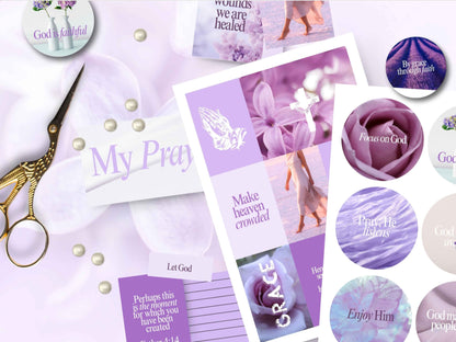 Lilac Prayer Board Kit - The Lilac Edition