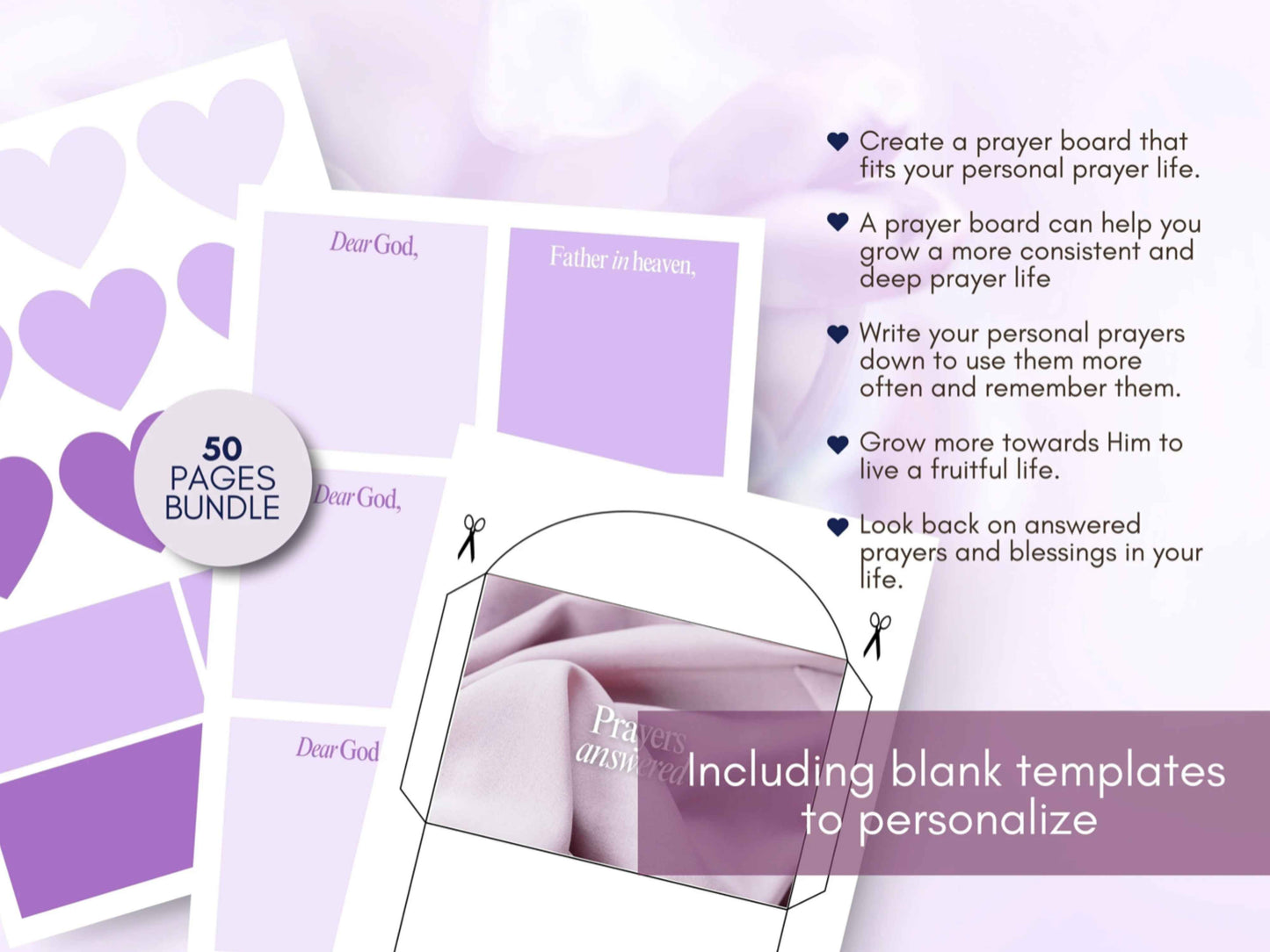 Lilac Prayer Board Kit - The Lilac Edition