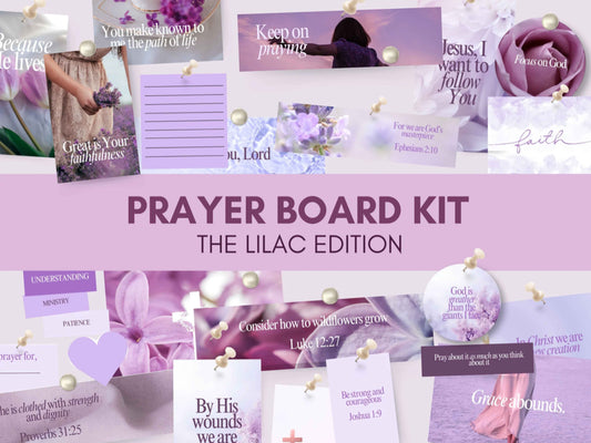 Lilac Prayer Board Kit - The Lilac Edition