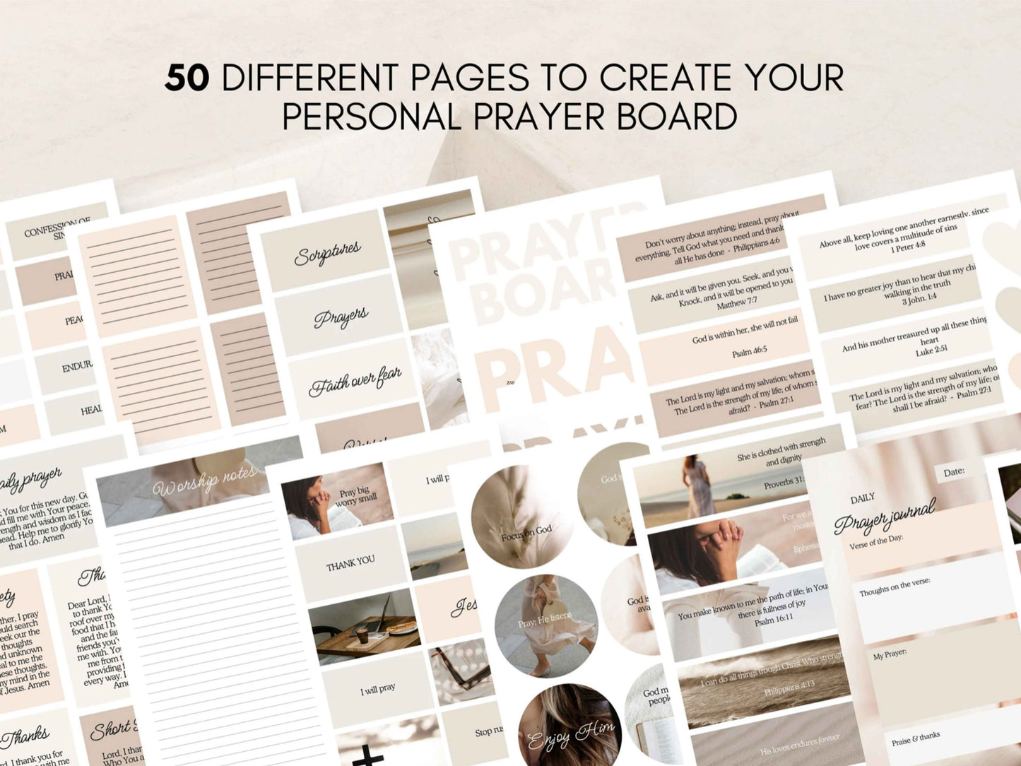 Prayer Board Kit - The Neutral Edition