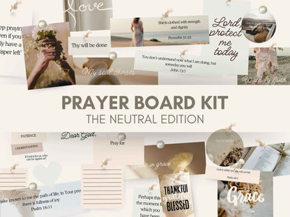 Prayer Board Kit - The Neutral Edition