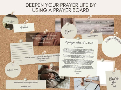 Prayer Board Kit for Moms - The Mom Edition