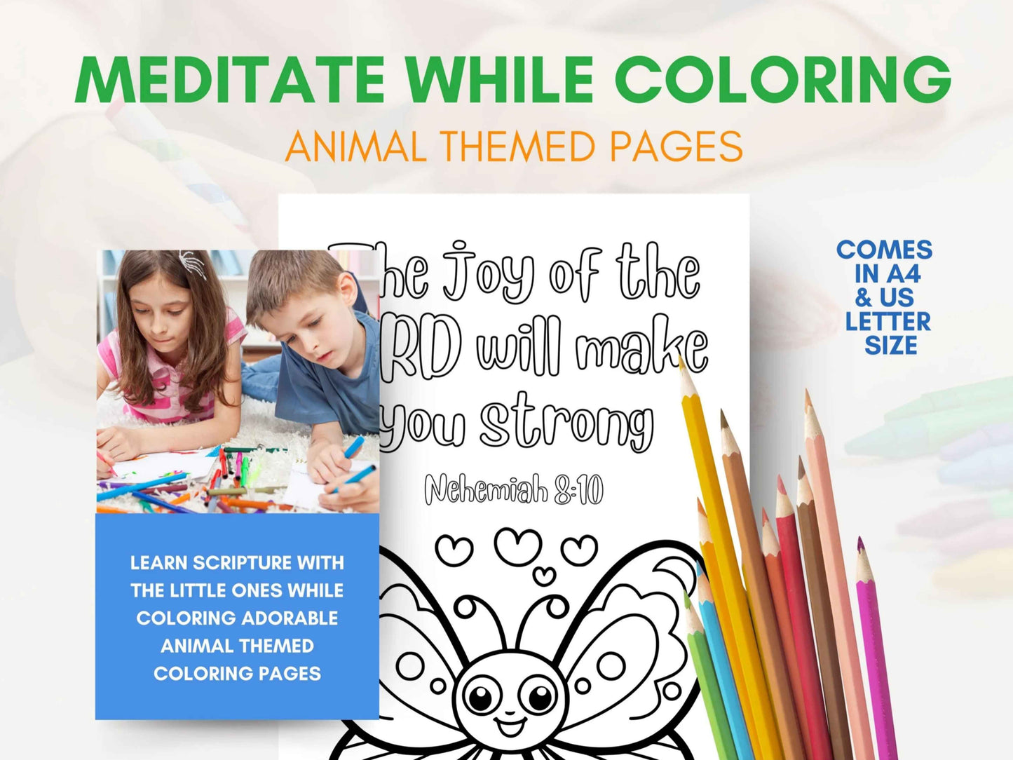 20 Sunday School Bible Verse Coloring Pages