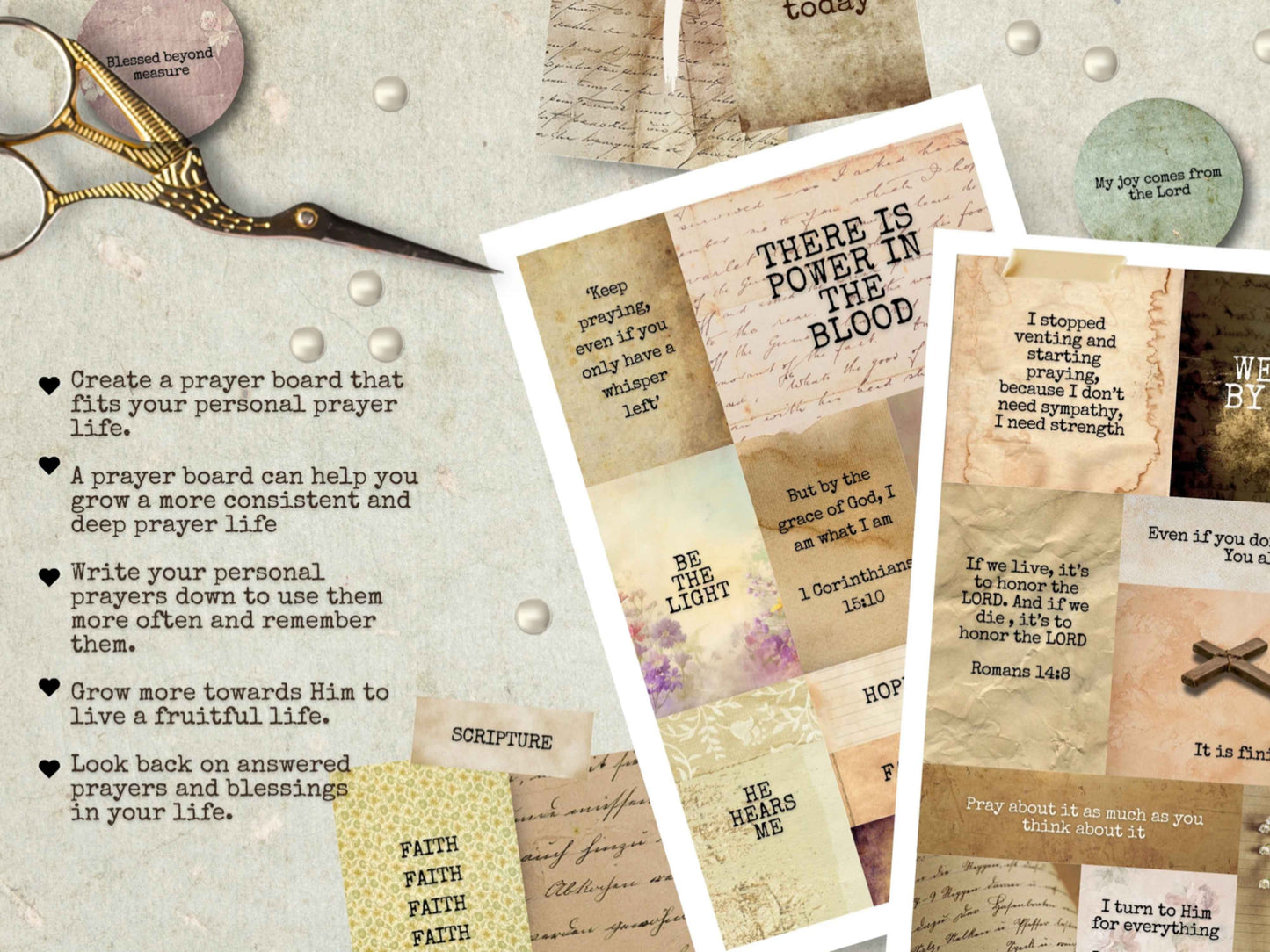 Prayer Board Kit - The Vintage Edition