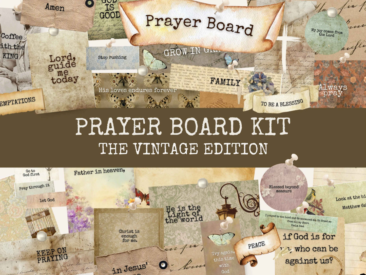 Prayer Board Kit - The Vintage Edition