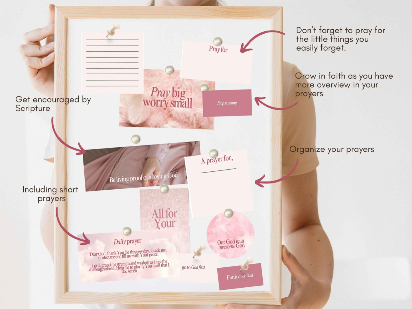 Prayer Board Kit - The Pink Edition