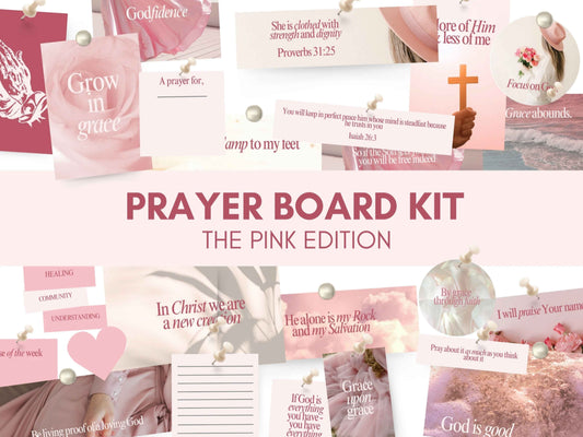 Prayer Board Kit - The Pink Edition